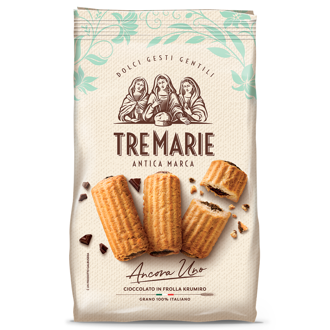 Biscuiti cu ciocolata Krumiro, 315 g, Tre Marie