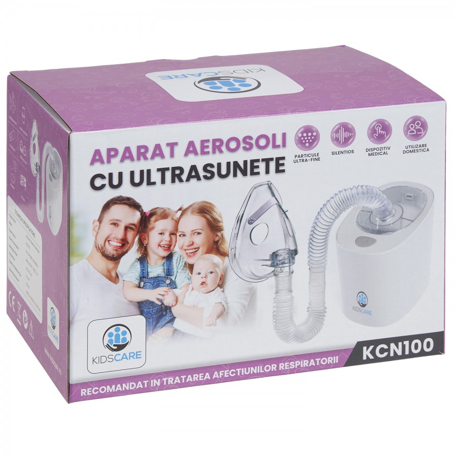 Aparat de aerosoli silentios cu ultrasunete KCN100, 1 bucata, Kidscare