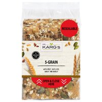 Crackers integral cu 5 cereale, 200 g, Dr. Karg's