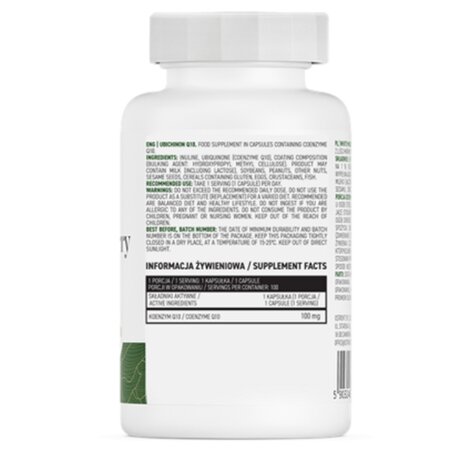 Coenzima Q10 Ubichinon, 100 capsule, OstroVit 694095