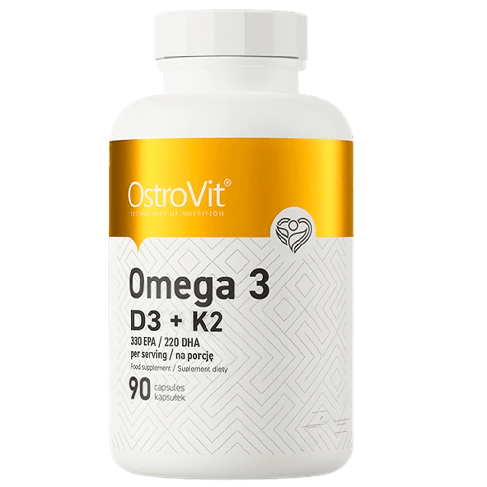 Omega 3 + D3 + K2, 90 capsule, OstroVit