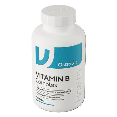 Vitamina B Complex, 90 tablete, OstroVit 734815