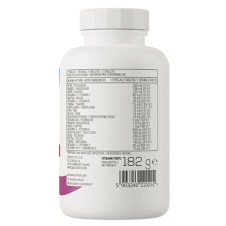Vitamine si minerale Vit & Min Forte, 120 tablete, OstroVit 694217