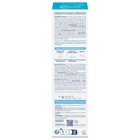 Crema intens hidratanta pe baza de apa Hydrabio Riche, 40 ml, Bioderma 739407