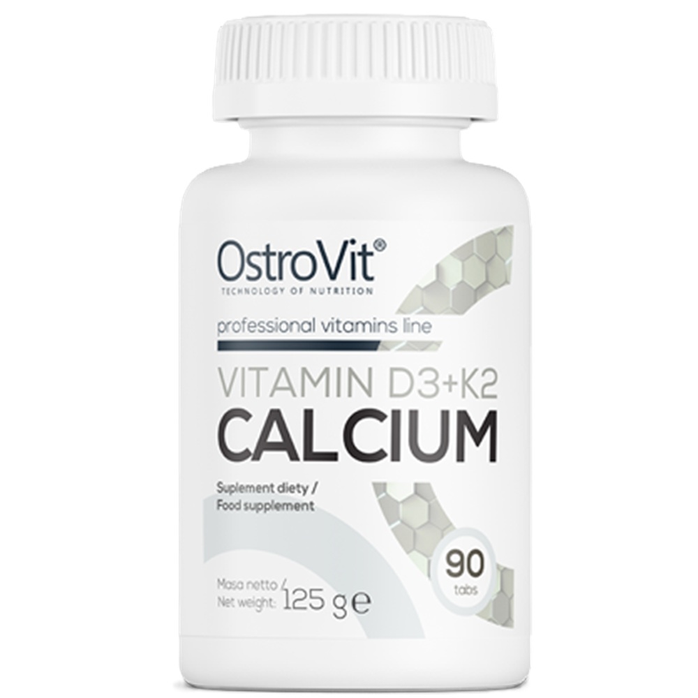 D3 + K2 + Calciu, 90 tablete, OstroVit