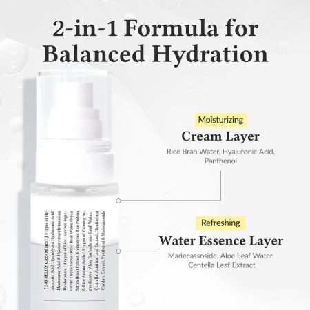 Mist cremos pentru fata 345 Relief, 60 ml, Dr. Althea 694291