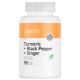 Turmeric + Ghimbir + Piper Negru, 90 tablete, OstroVit 694293