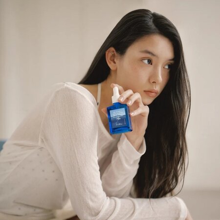 Ser facial intens hidratant cu 70% apa de bambus Aqua Marine Deep Serum, 30 ml, Dr. Althea 694317