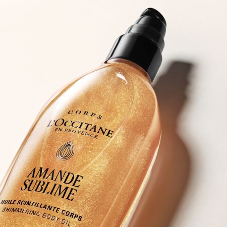 Ulei de corp cu sclipici Almond, 100 ml, L'occitane 694338