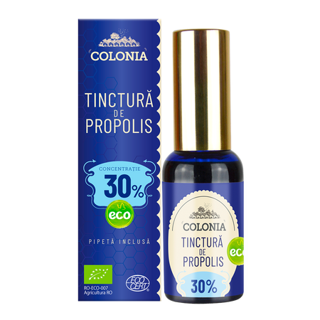 Tinctura de propolis 30% Bio, 30 ml, Colonia