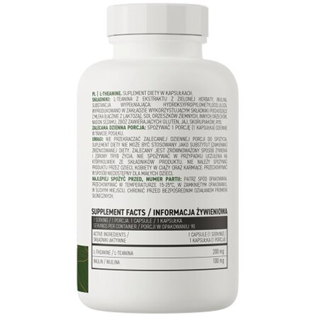 L-teanina, 90 capsule, OstroVit 694408