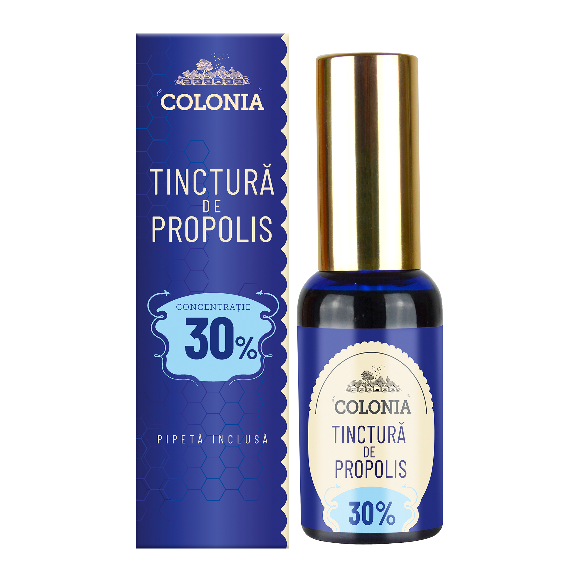 Tinctura de propolis 30%, 30 ml, Colonia