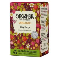 Ceai de fructe de padure si ashwagandha Very Berry, 18 plicuri, Organsia