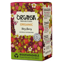 Ceai de fructe de padure si ashwagandha Very Berry, 18 plicuri, Organsia