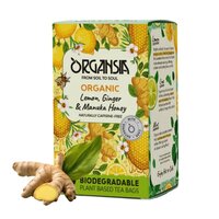 Ceai de lamaie, ghimbir si miere de manuka, 18 plicuri, Organsia