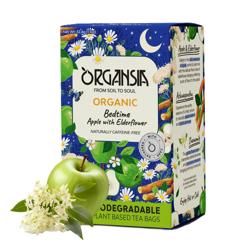 Ceai de rooibons, musetel, lemongrass si ashwagandha, 18 plicuri, Organsia