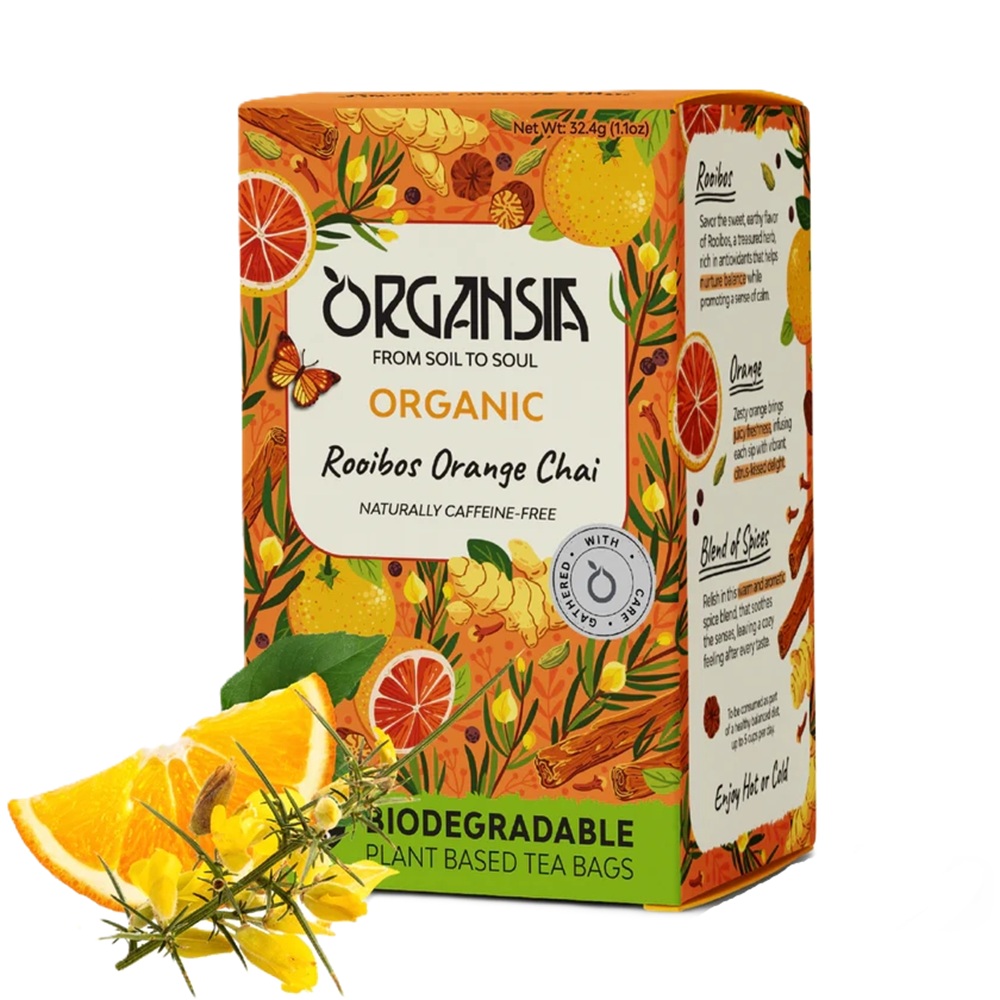 Ceai de portocale si rooibons, 18 plicuri, Organsia
