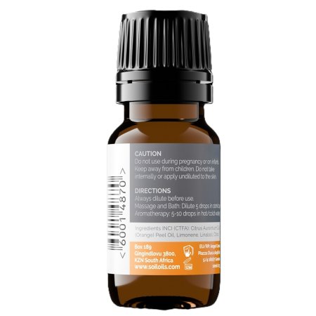 Ulei Esential Portocala Pur 100% Organic, 10 ml, SOiL 719395