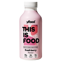 Bautura imbogatita cu vitamine si minerale, cu aroma de fructe de padure This is Food, 500 ml, Yfood