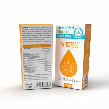 Ulei ozonat Antistress, 10 ml, HempMed Pharma 694710