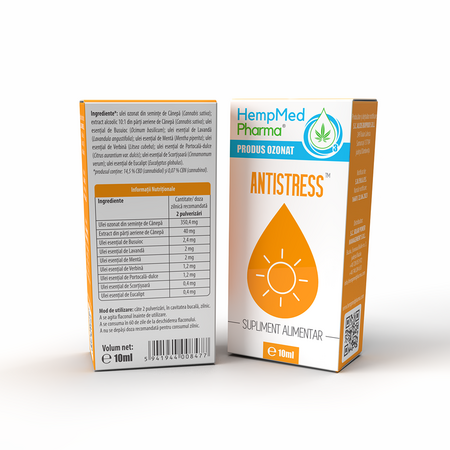 Ulei ozonat Antistress, 10 ml, HempMed Pharma 694710