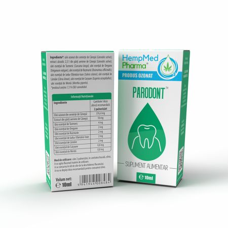 Ulei ozonat Parodont, 10 ml, HempMed Pharma 694715