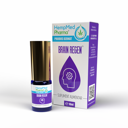 Ulei ozonat Brain Regen, 10 ml, HempMed Pharma 694723