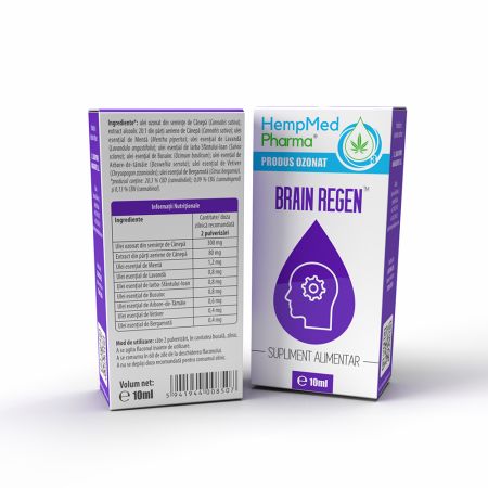 Ulei ozonat Brain Regen, 10 ml, HempMed Pharma 694724