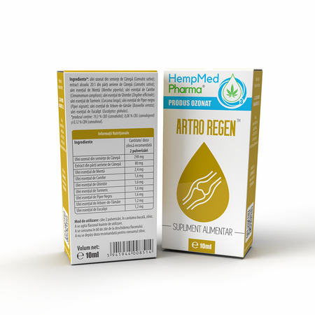Ulei ozonat Artro Regen, 10 ml, HempMed Pharma 694728
