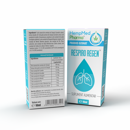 Ulei ozonat Respiro Regen, 10 ml, HempMed Pharma 694777