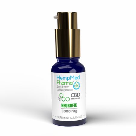 Ulei CBD Neurofix, 3000 mg, 30 ml, HempMed Pharma