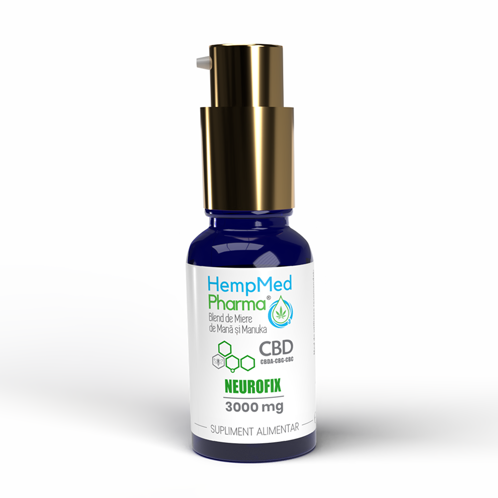 Ulei CBD Neurofix, 3000 mg, 30 ml, HempMed Pharma