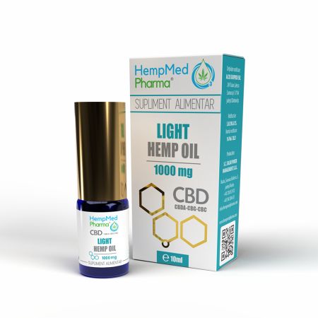 Ulei CBD Light Hemp, 1000 mg, 10 ml, HempMed Pharma 694865