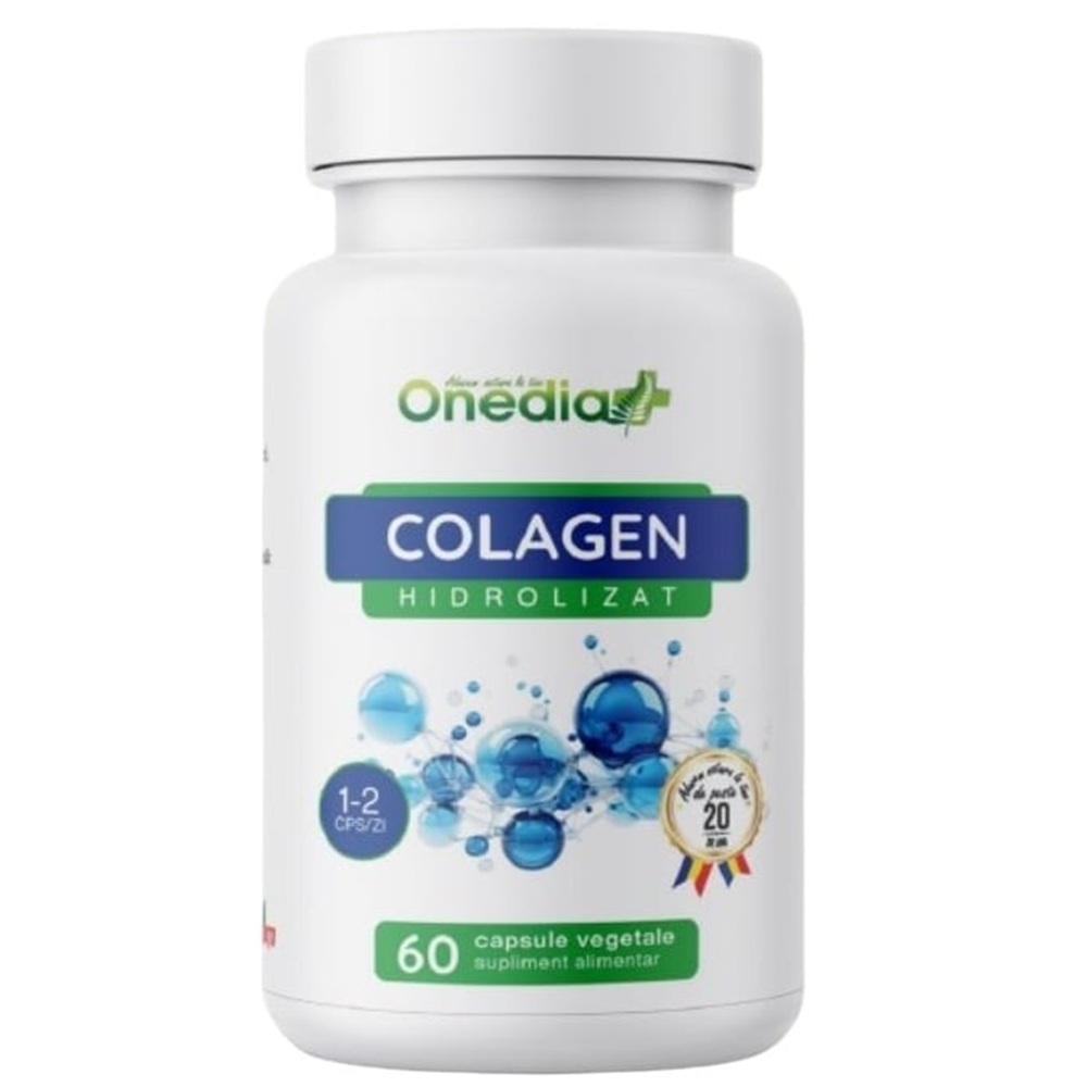 Colagen hidrolizat, 60 capsule vegetale, Onedia