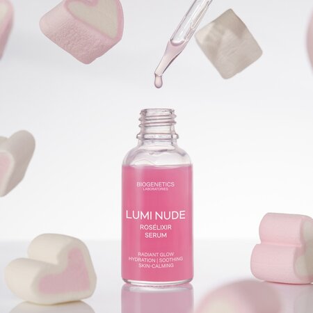 Ser de fata intens hidratant Lumi Nude RoseElixir Serum, 30 ml, Biogenetics 694918