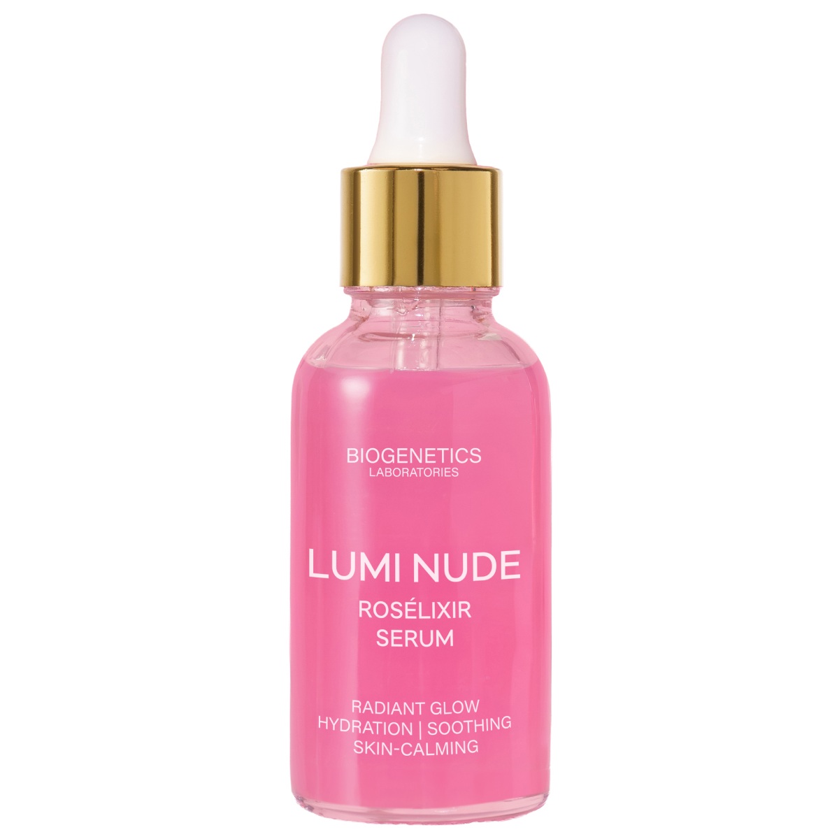 Ser de fata intens hidratant Lumi Nude RoseElixir Serum, 30 ml, Biogenetics