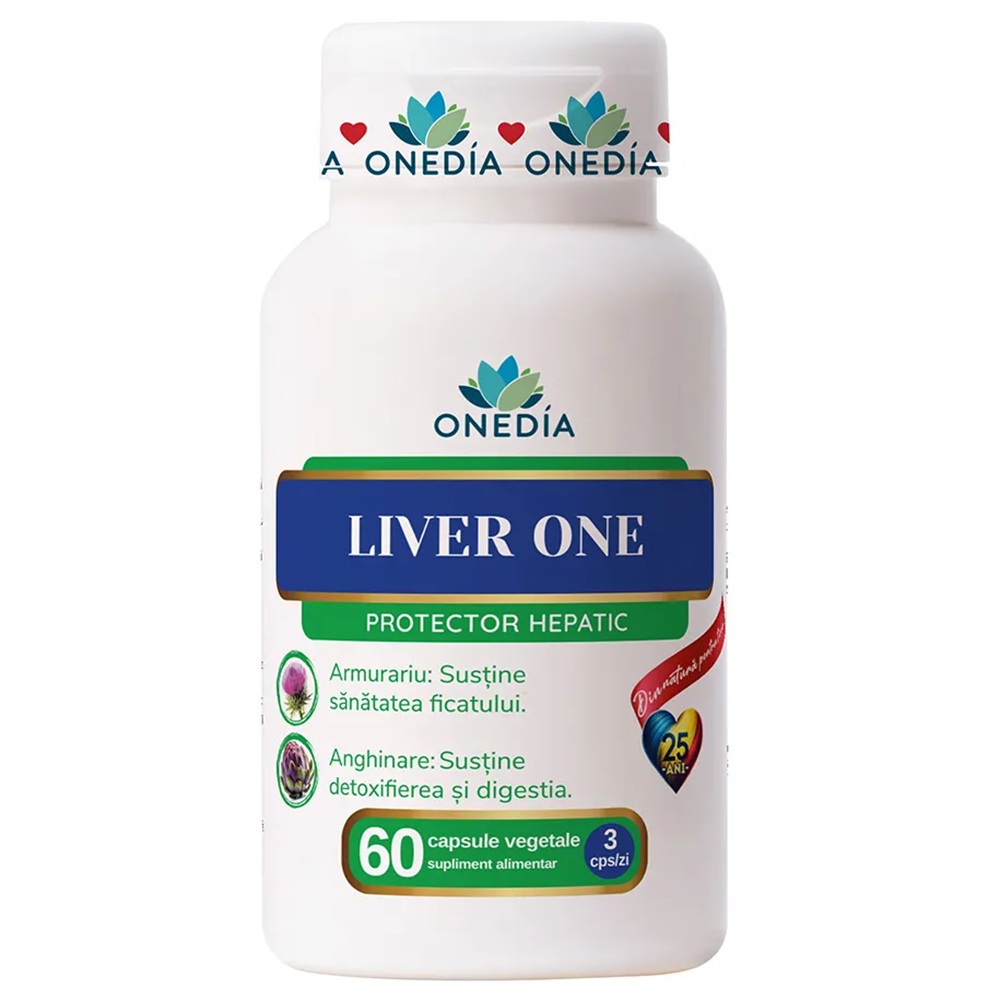 Liver One, 60 capsule vegetale, Onedia