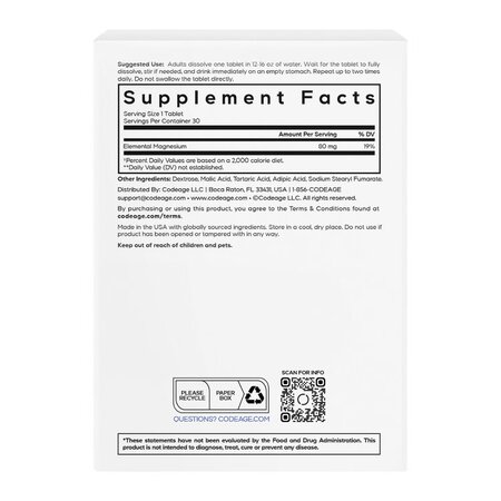 Formula pentru hidratare celulara si vitalitate Molecular Hydrogen CodeAge, 30 tablete efervescente, GNC 694962