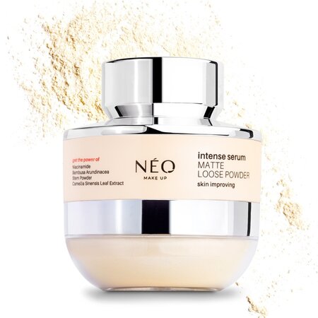 Pudra pulbere matifianta cu SPF 10 Intense Serum Matte Loose Powder, 10 g, Neo Make Up 694977