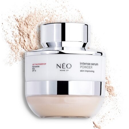 Pudra pulbere satinata cu SPF 10 Intense Serum Satin Loose Powder, 10 g, Neo Make Up 694976