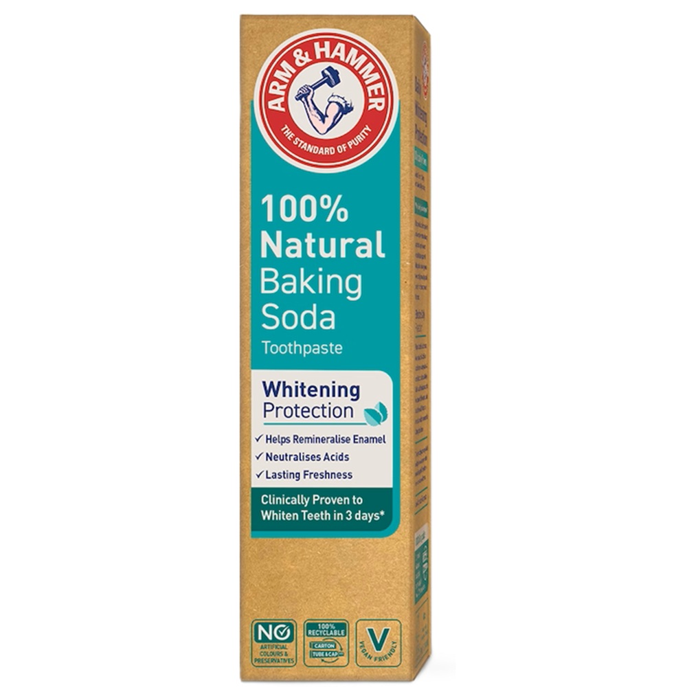 Pasta de dinti cu bicarbonat de sodiu Whitening Protection, 75 ml, Arm & Hammer