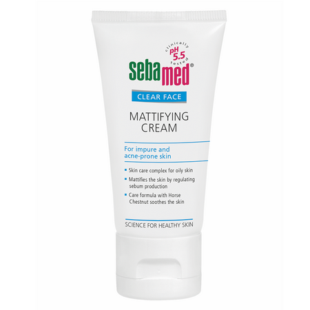 Crema pentru fata matifianta antiacneica Clear Face, 50 ml, Sebamed