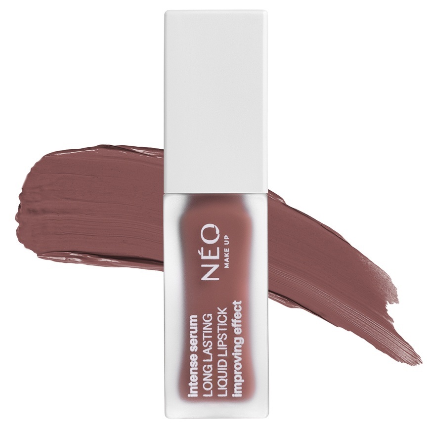 Ruj lichid Nuanta 08 Endless Happiness Intense Serum Long Lasting Liquid Lipstick, 4.5 ml, Neo Make Up