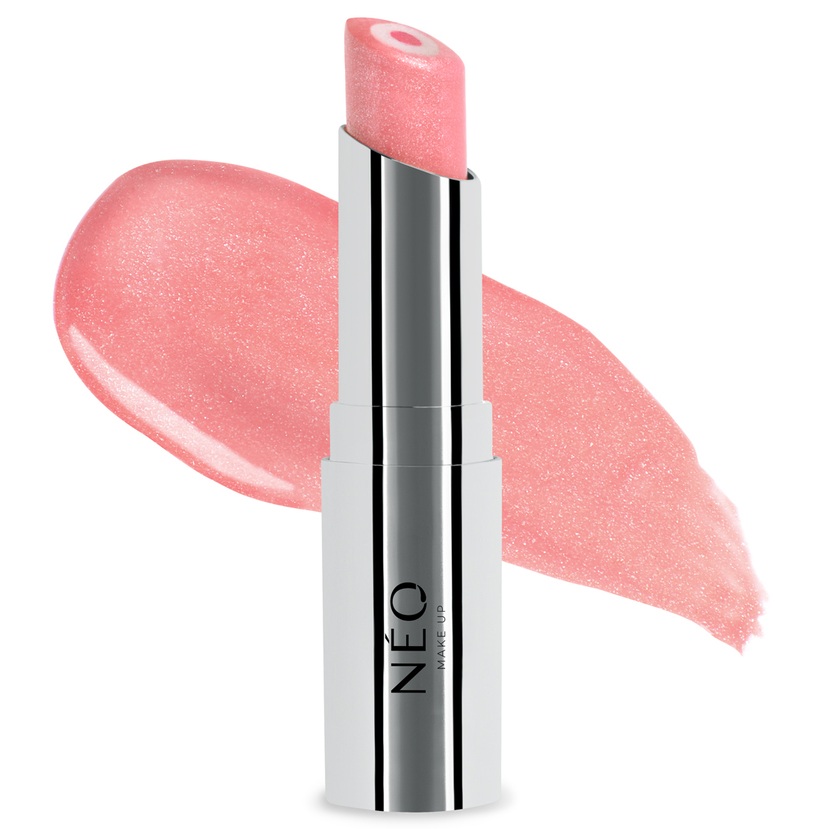 Balsam pentru buze cu SPF 30 Nuanta 01 Think Candy Pink Intense Serum Triple Action Lip Balm Stick, 5.5 g, Neo Make Up