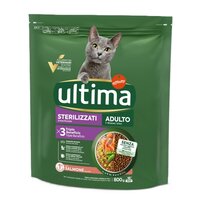 Hrana uscata cu somon pentru pisici sterilizate, 800 g, Ultima