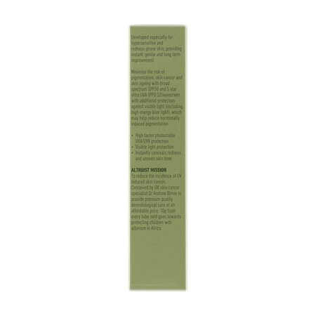 Crema de fata anti-roseata si anti-pete cu factor de protectie SPF50 Anti-redness & Pigmentation Light, 30 ml, Altruist 739050