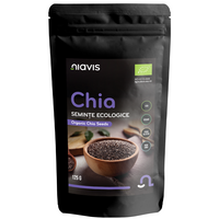 Seminte de chia ecologice, 125 g, Niavis