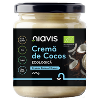 Crema de cocos ecologica, 225 g, Niavis