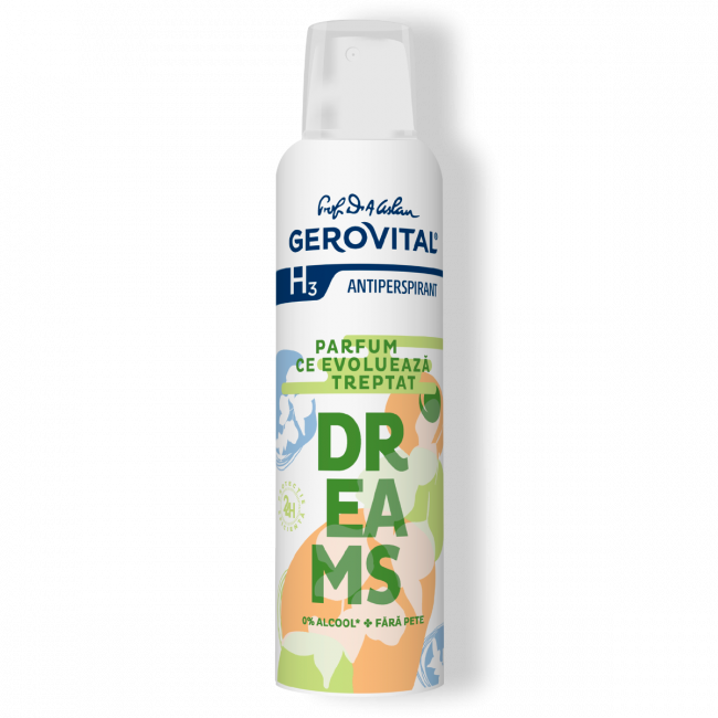 Antiperspirant H3 Dreams, 150 ml, Gerovital