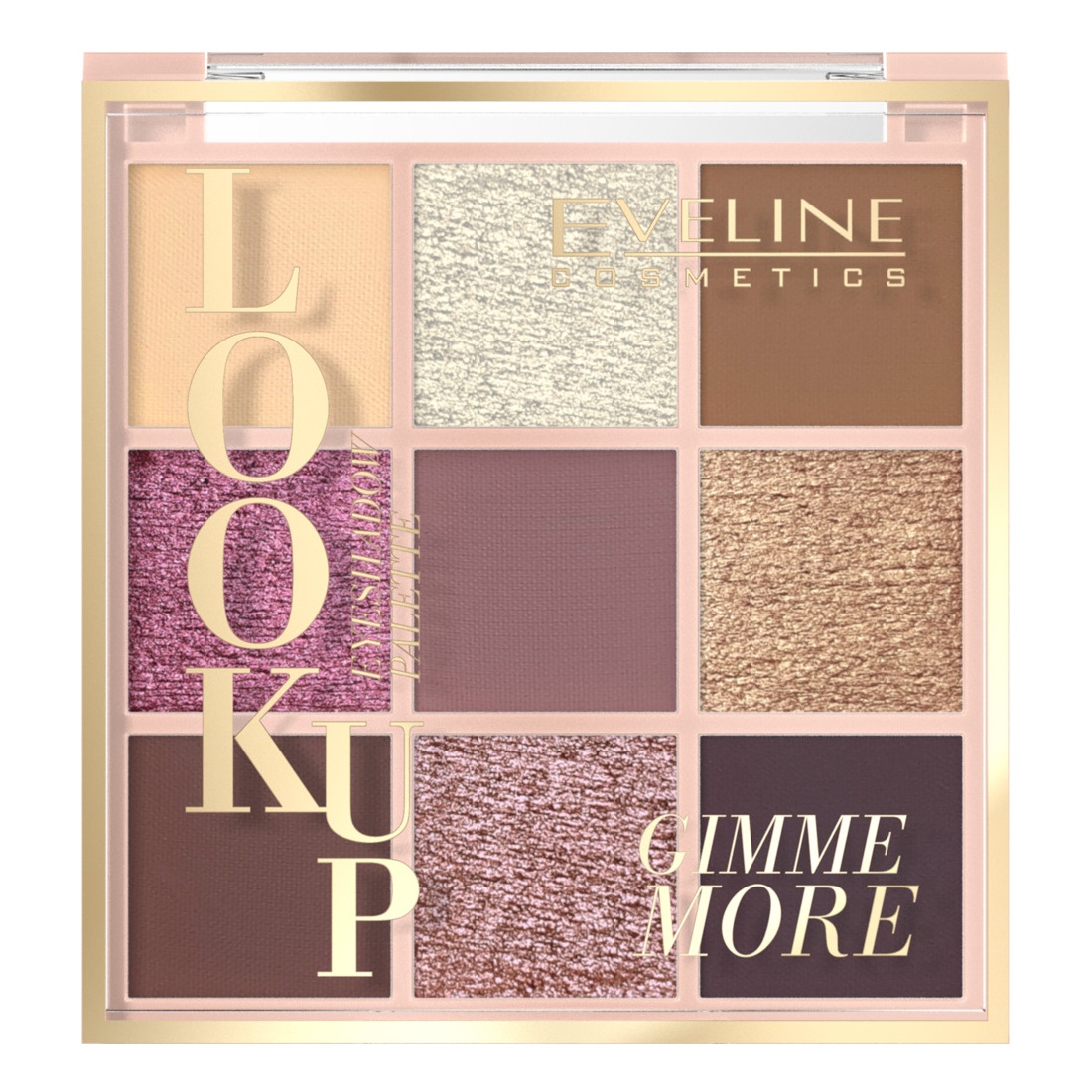 Paleta de farduri pentru ochi Gimme More Look Up, 9.6 g, Eveline Cosmetics
